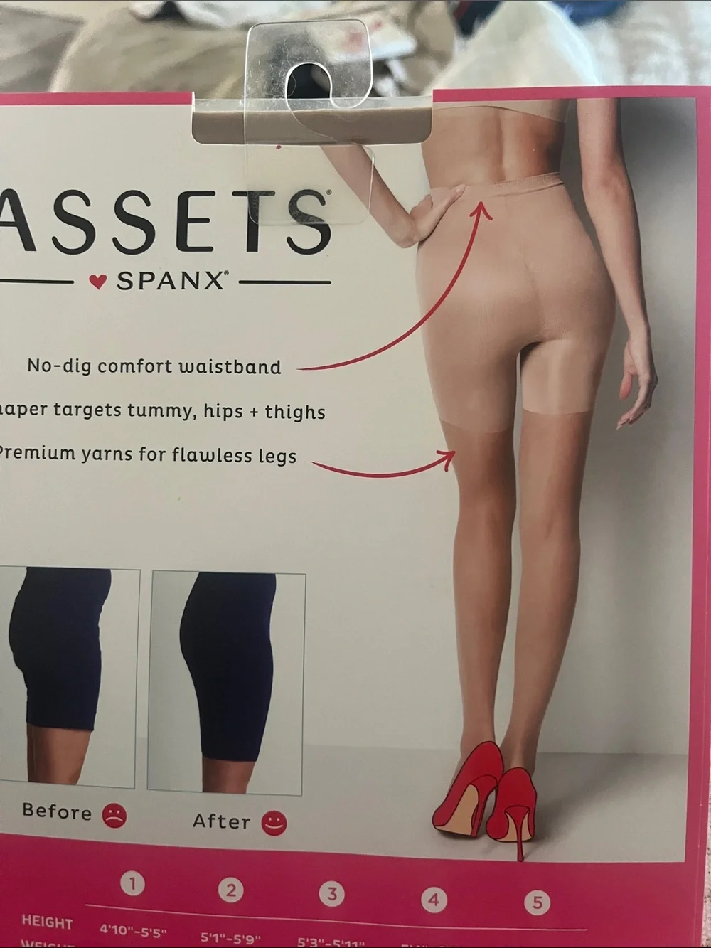 ASSETS by Spanx Shaping Sheers Full-Length Pantyhose in Nude